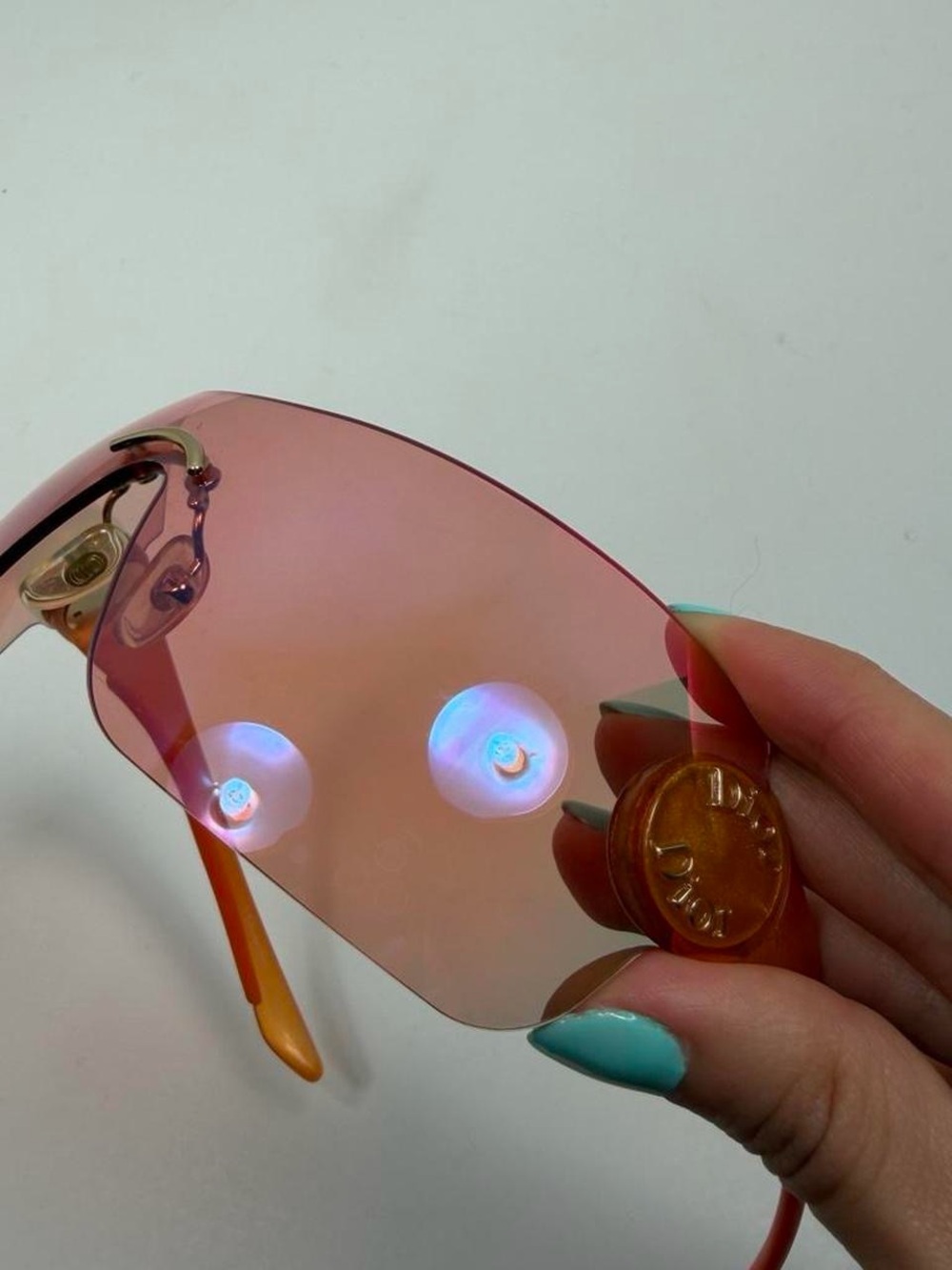 Vintage Christian Dior “Schlak 2” Foldable Wrap Sunglasses - Picture 3 of 8